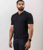 Urban 1/4 Zip Up Knit Polo
