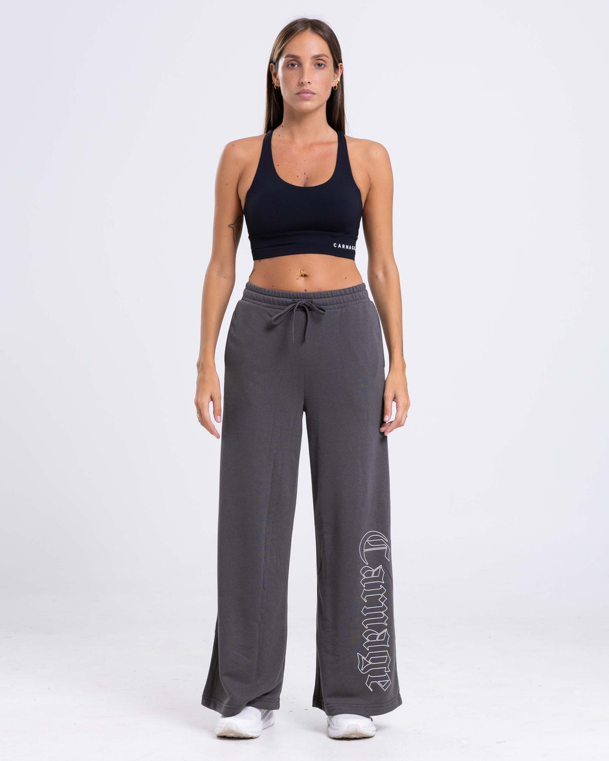 Script Wide Leg Jogger