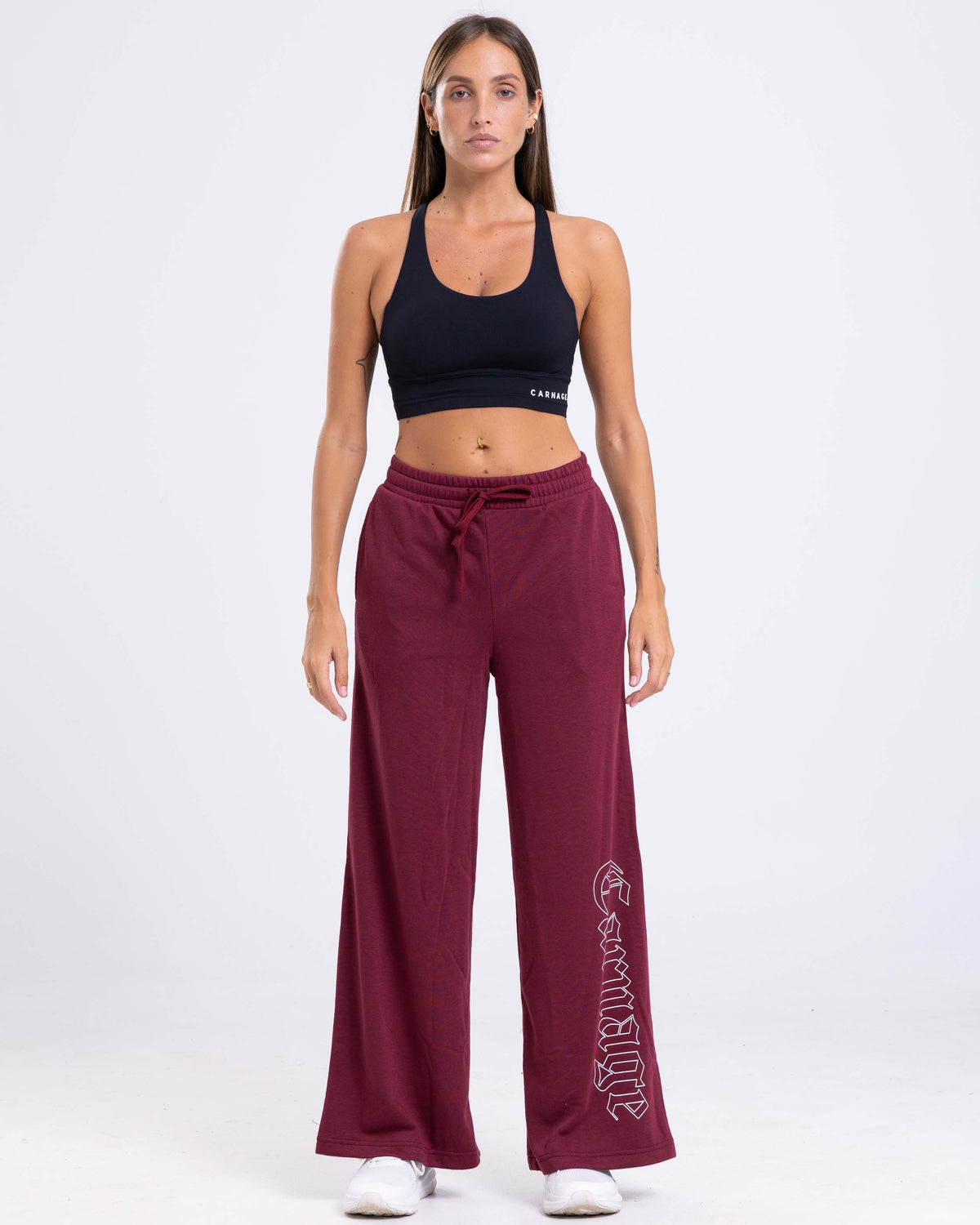 Script Wide Leg Jogger