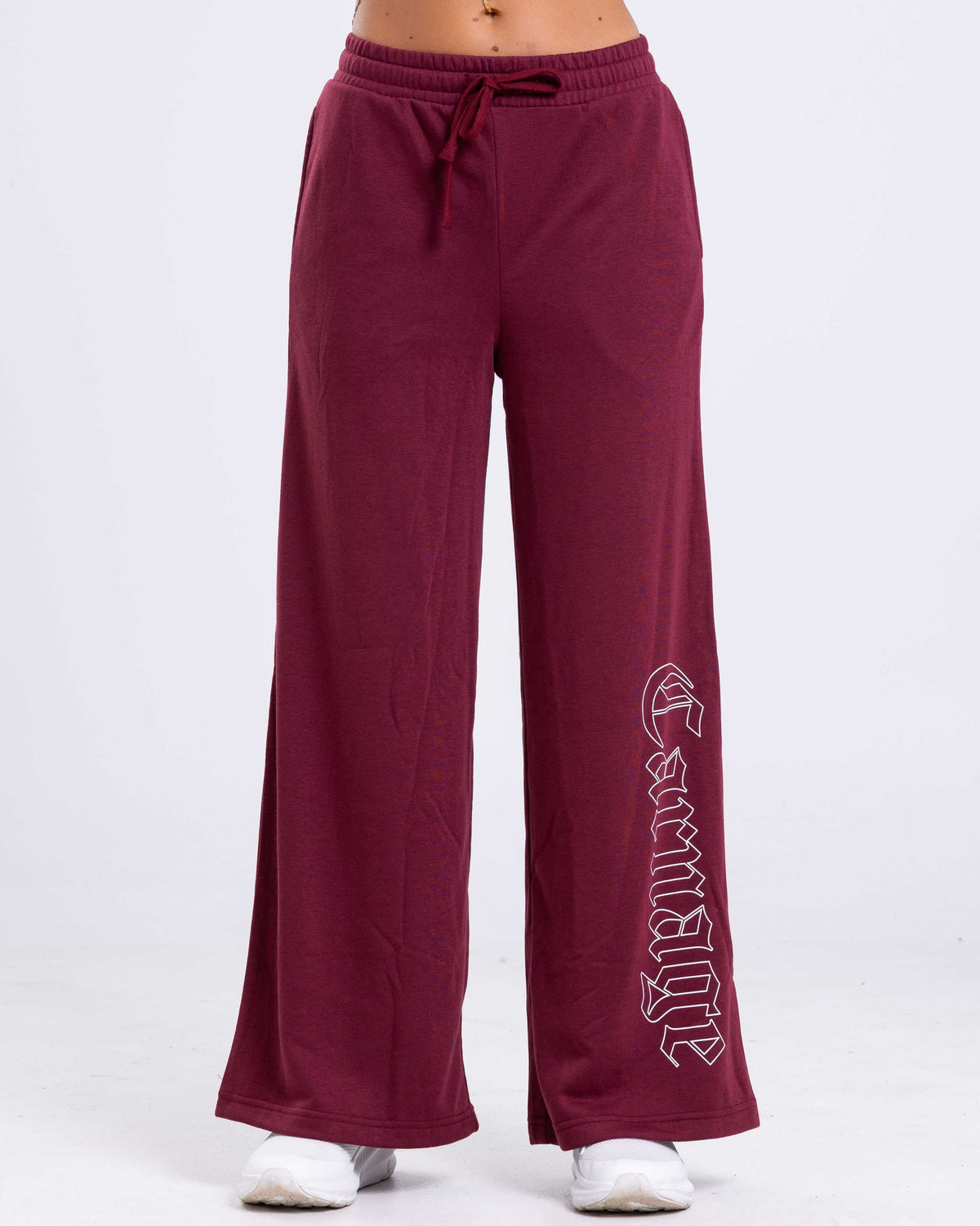 Script Wide Leg Jogger