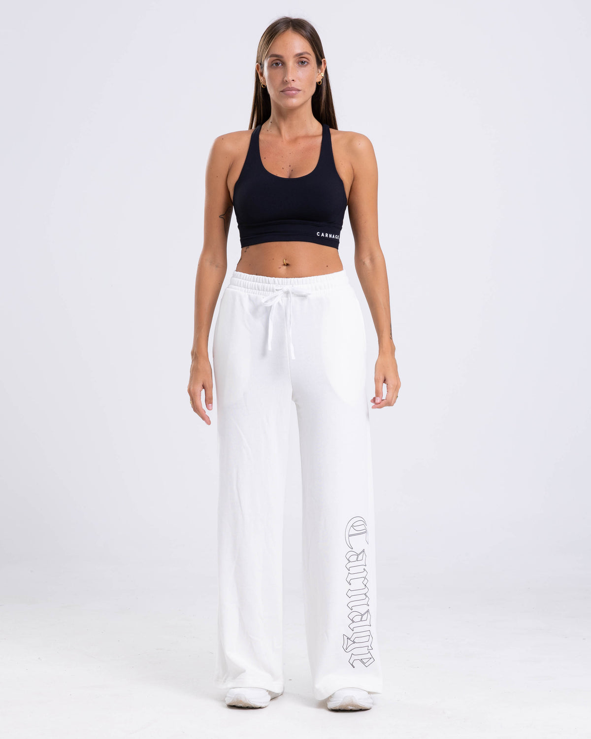 Script Wide Leg Jogger