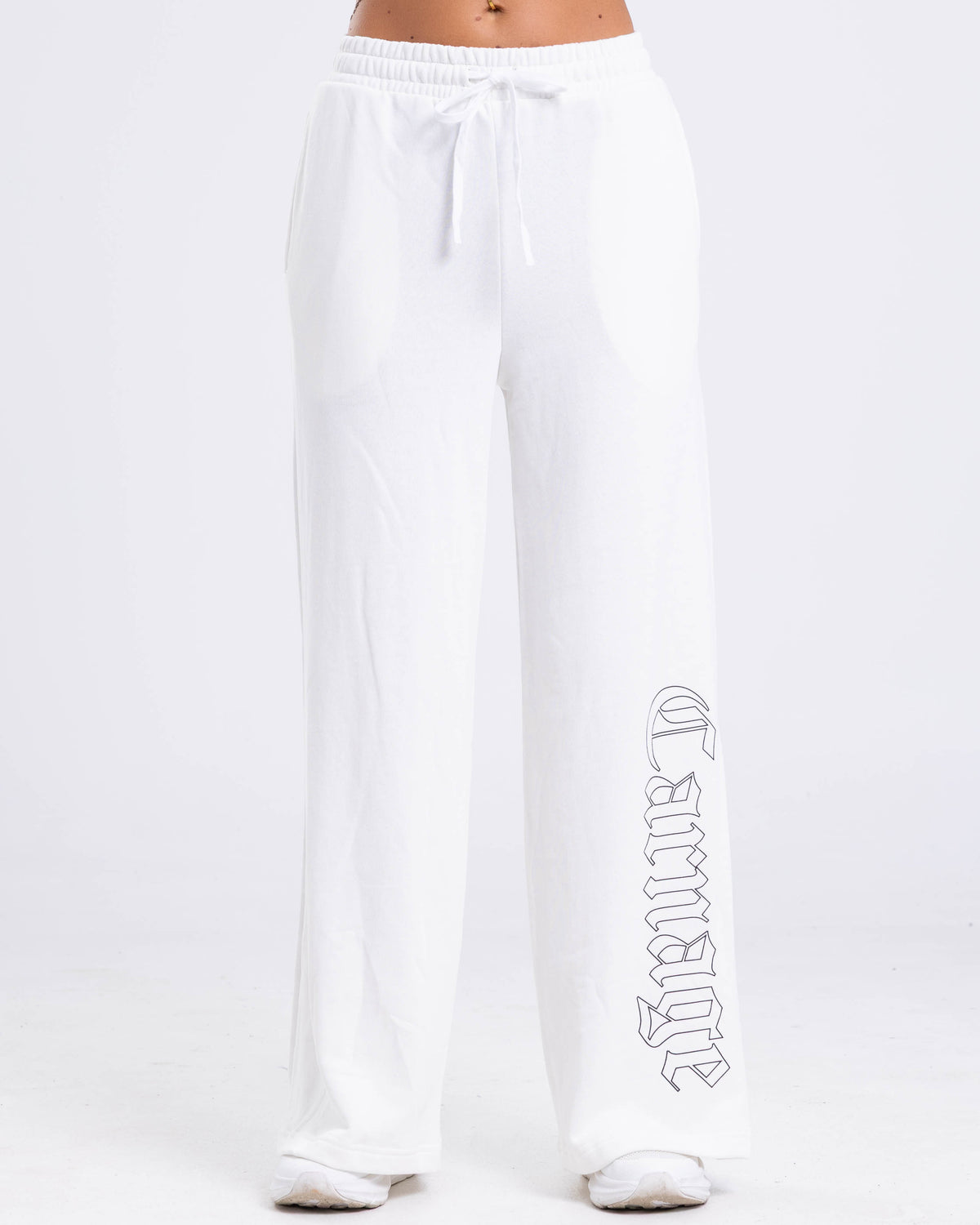 Script Wide Leg Jogger