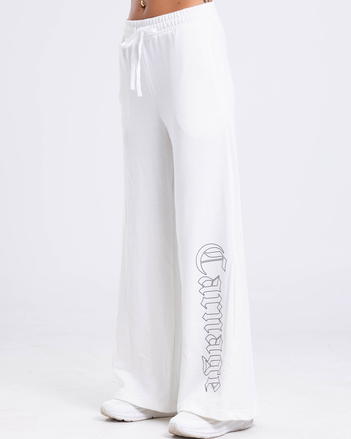 Script Wide Leg Jogger