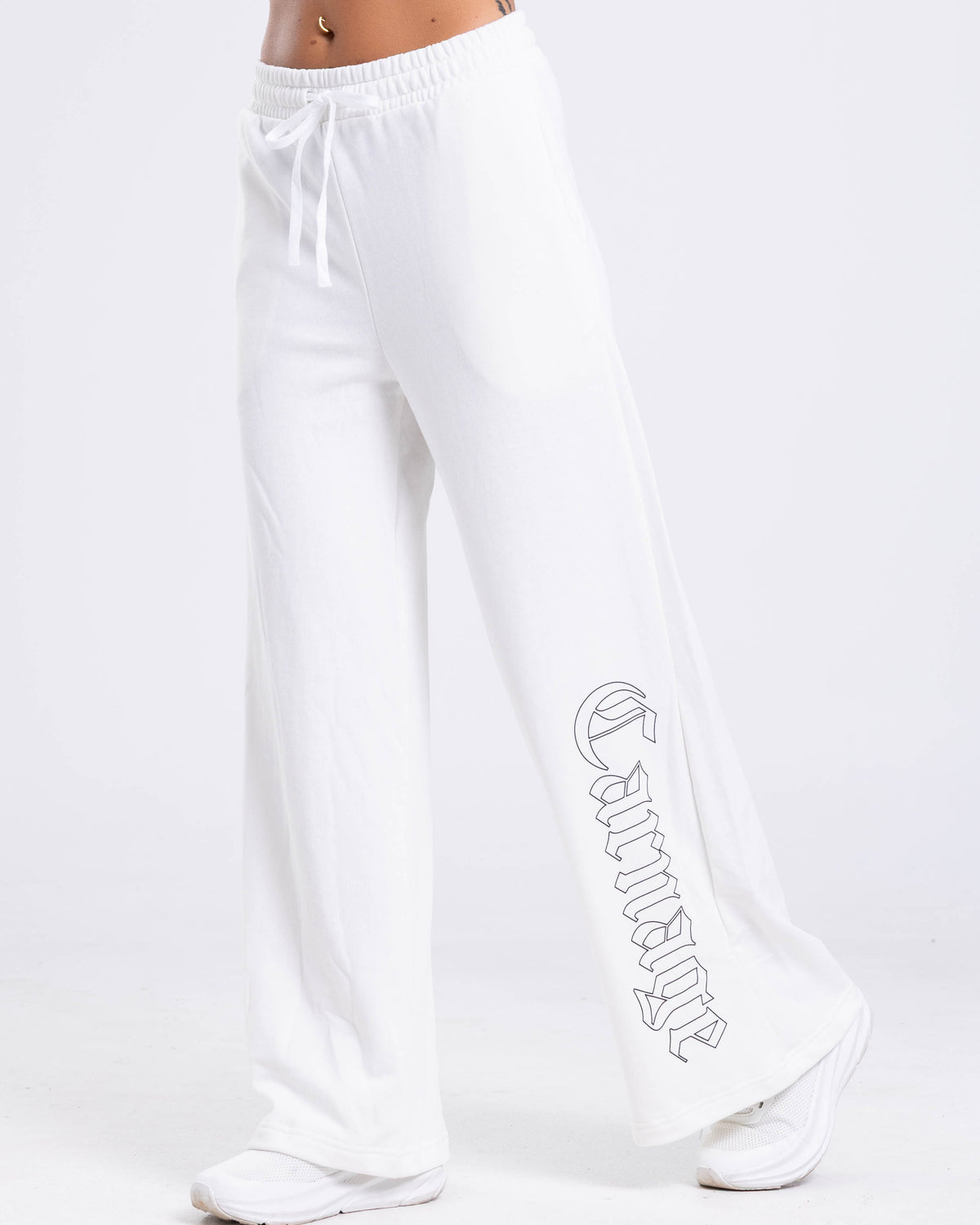 Script Wide Leg Jogger