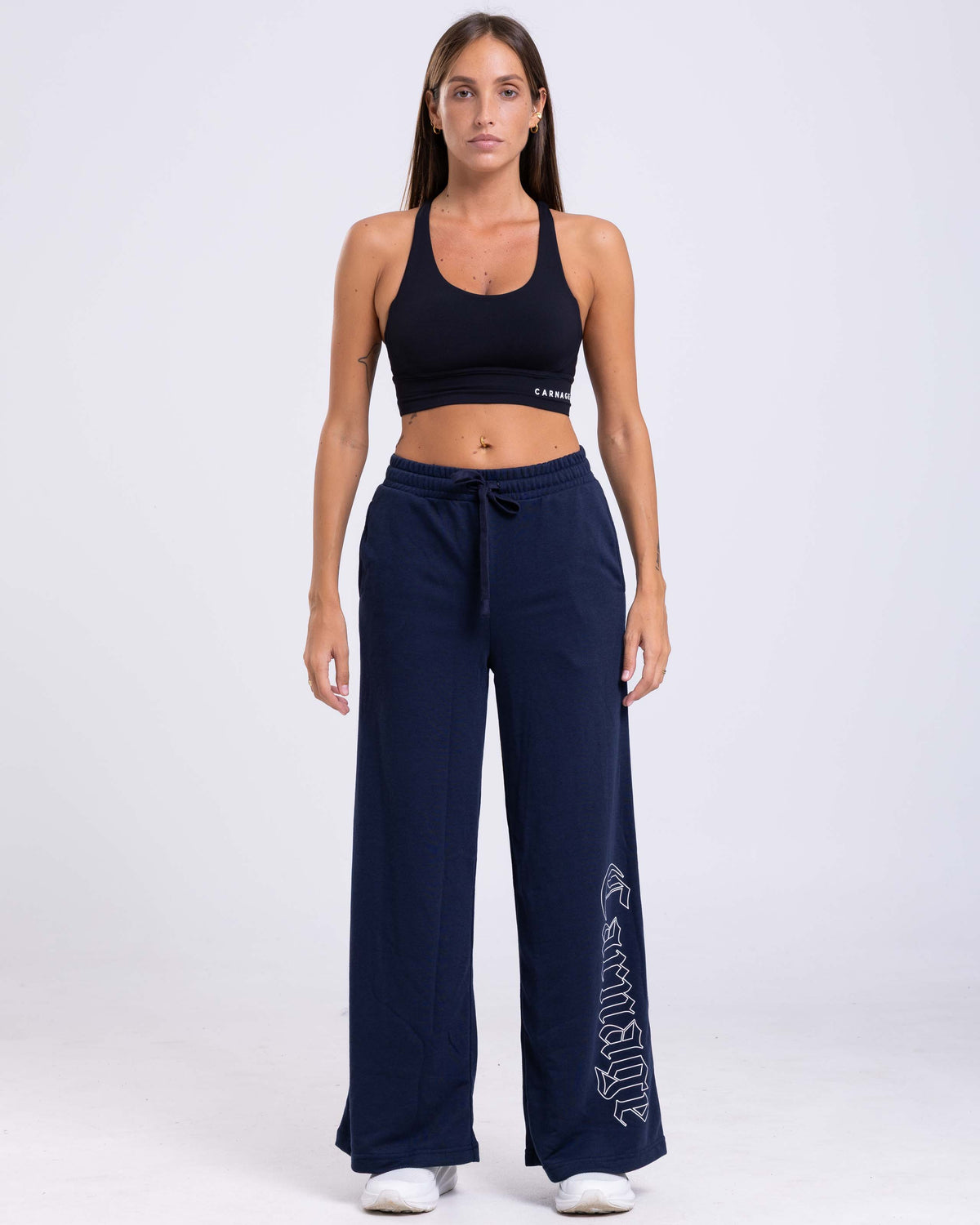 Script Wide Leg Jogger