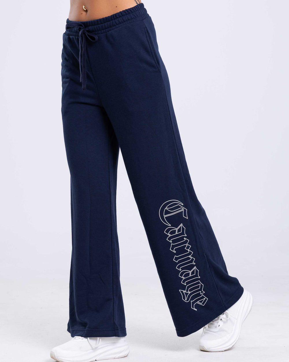 Script Wide Leg Jogger