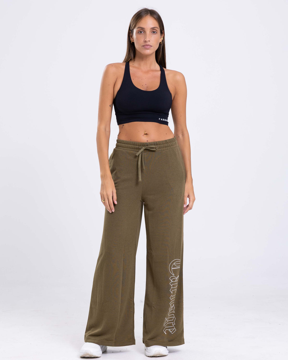 Script Wide Leg Jogger