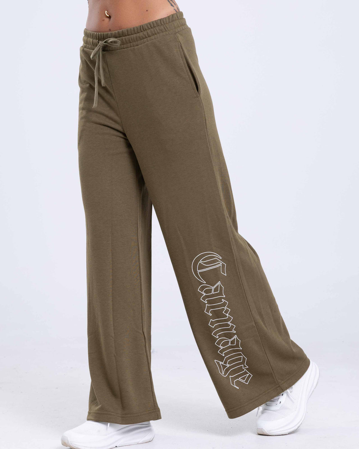 Script Wide Leg Jogger