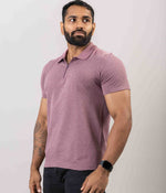 Heather 1/4 Zip Up Polo