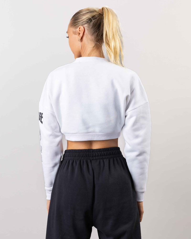 Globe Stride Crop Sweat Shirt