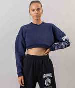 Globe Stride Crop Sweat Shirt