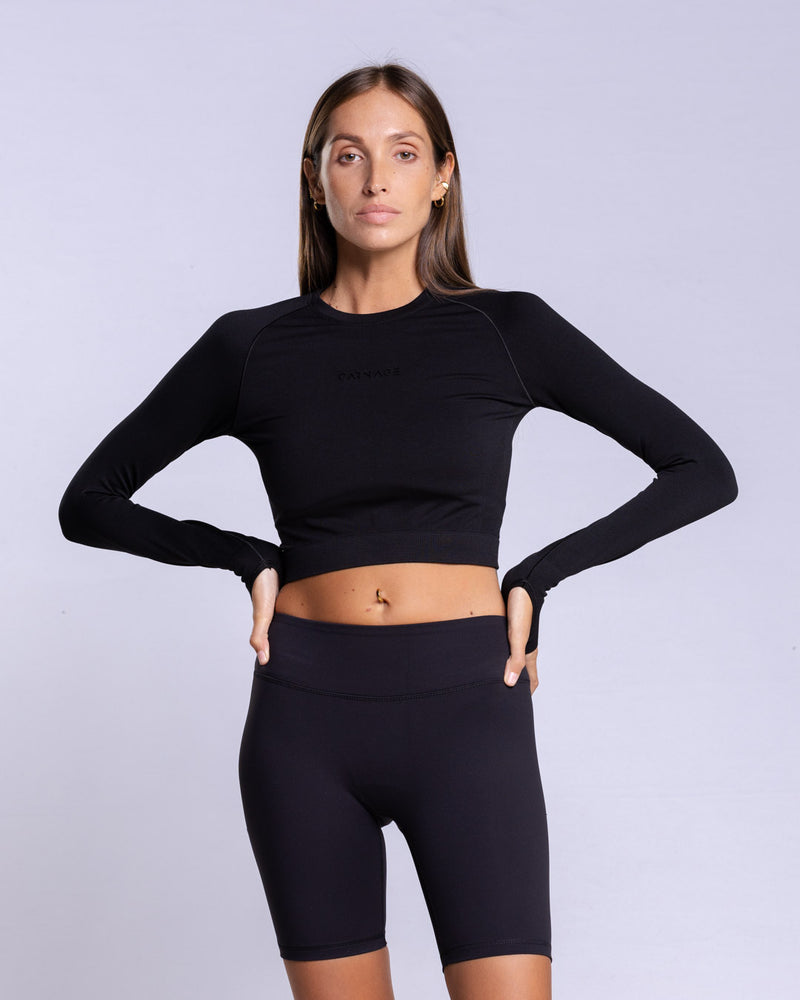 Core Seamless L/S Crop