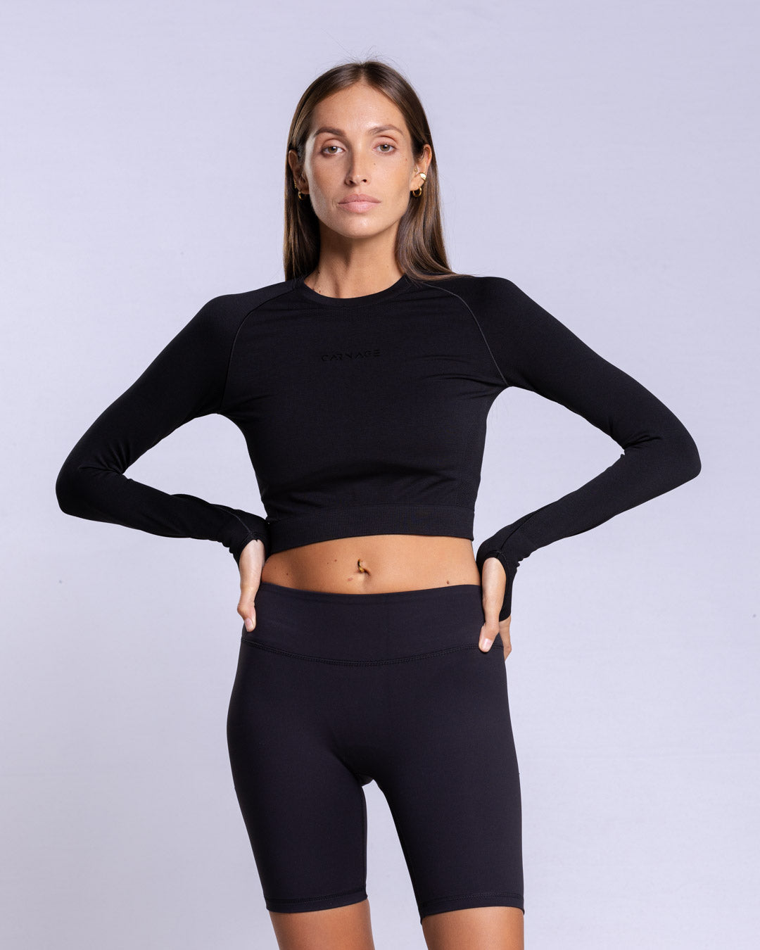 Core Seamless L/S Crop