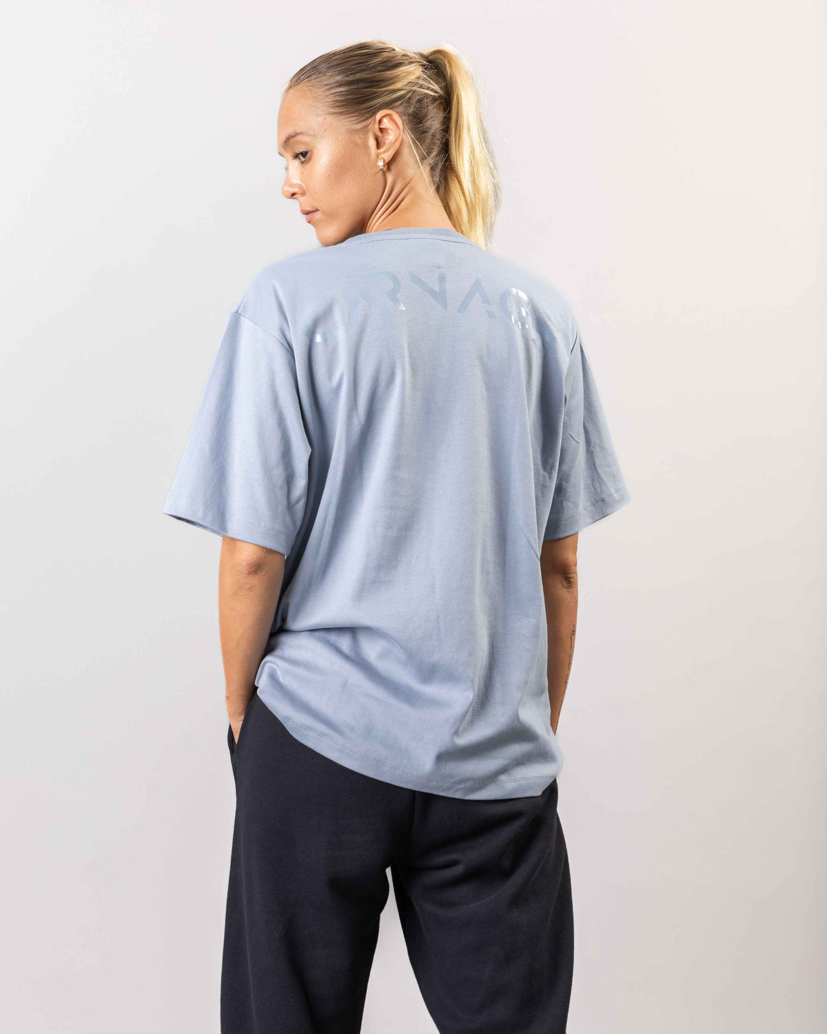 Carnage Old School Oversize Tee - Charcoal Grey