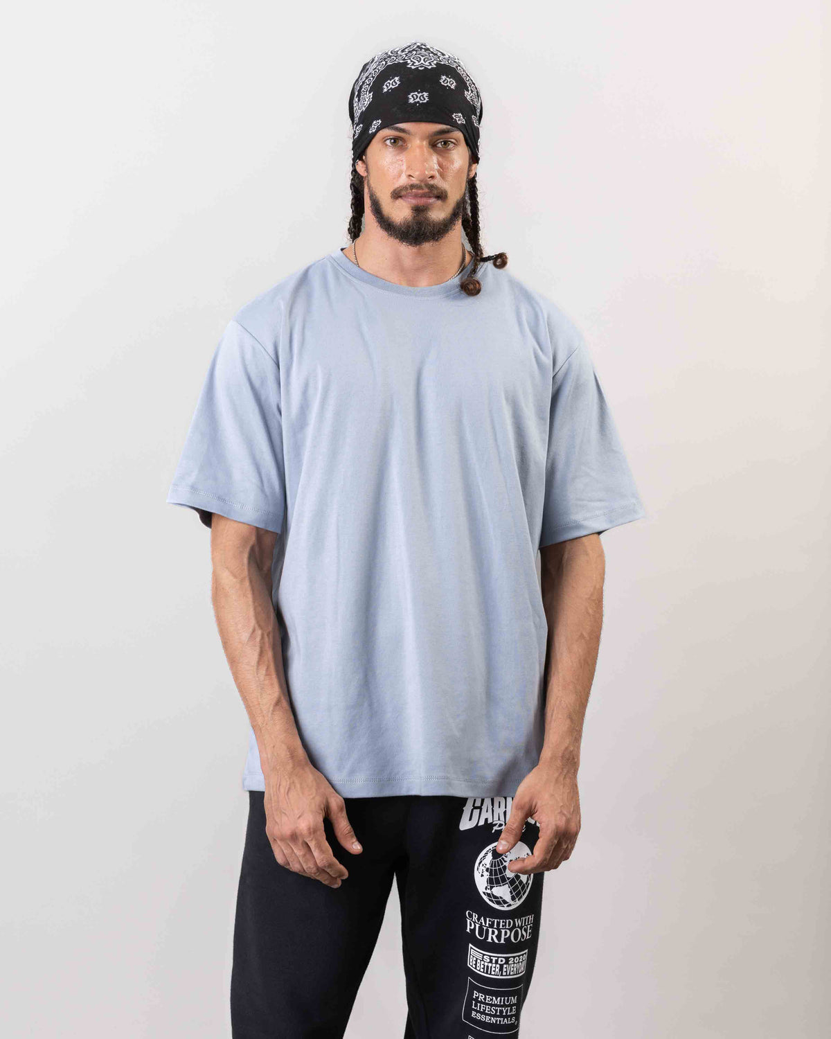 Carnage Old School Oversize Tee - Charcoal Grey