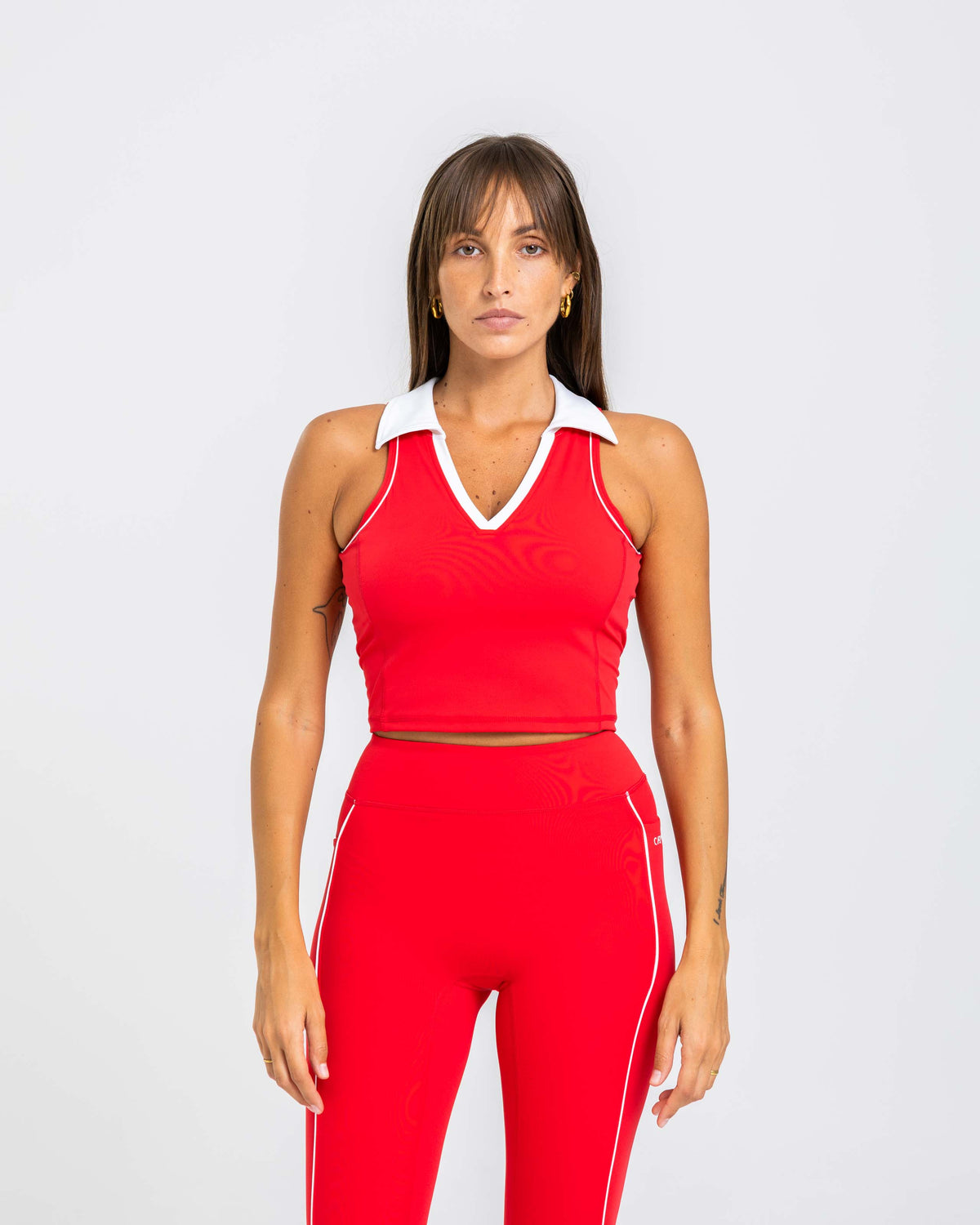 Athlex Polo Crop Top