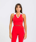 Athlex Polo Crop Top