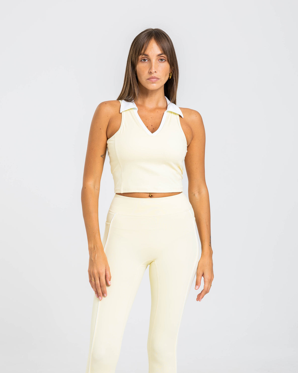 Athlex Polo Crop Top
