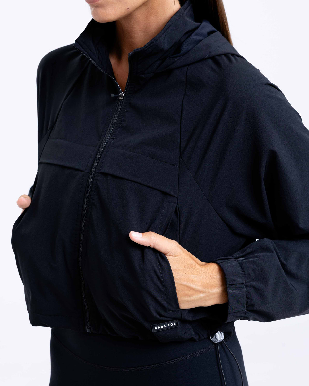 Luxe Cropped Hoodie