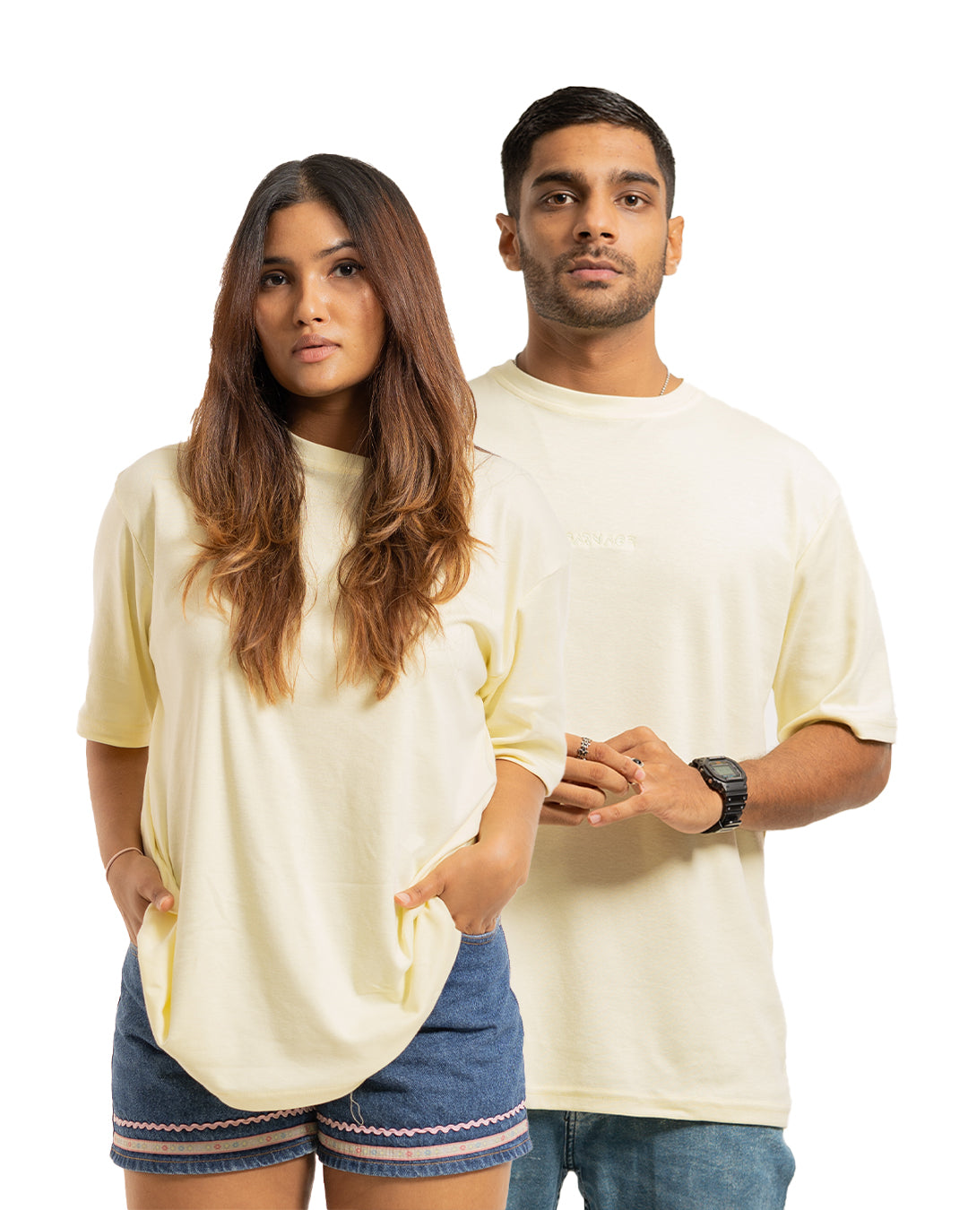 Desire Oversize Tee - Pastel Yellow