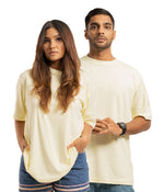 Desire Oversize Tee - Pastel Yellow