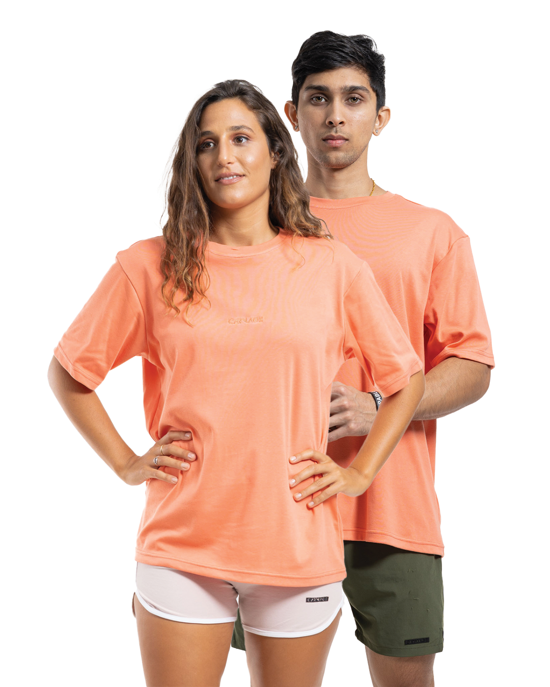 Desire Oversize Tee - Dark Peach