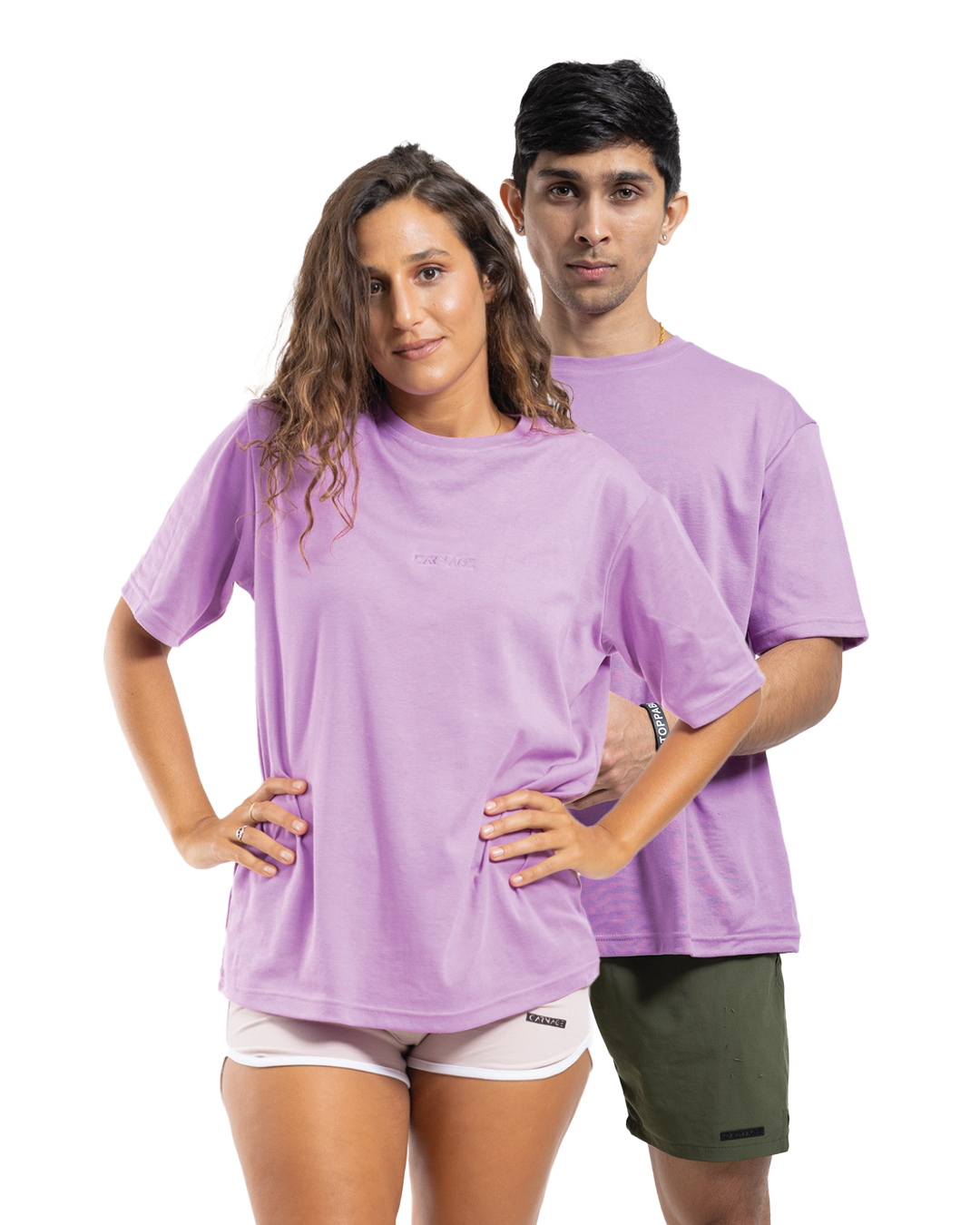 Desire Oversize Tee - Light Purple