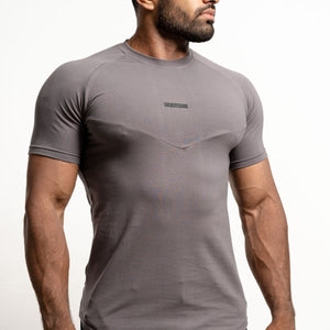 Trace Muscle Tee - Charcoal