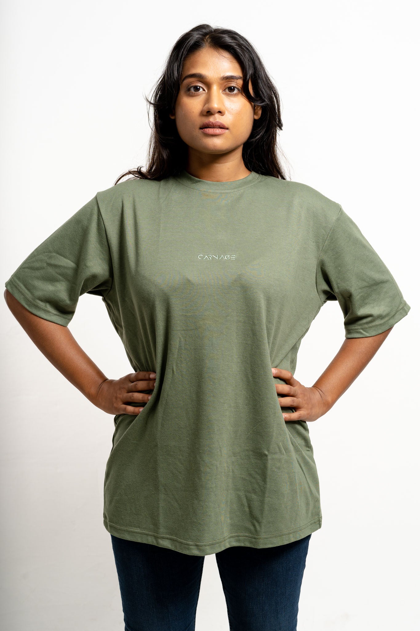 Carnage Desire Oversize Tee 2.0 - Forest Green - Unisex