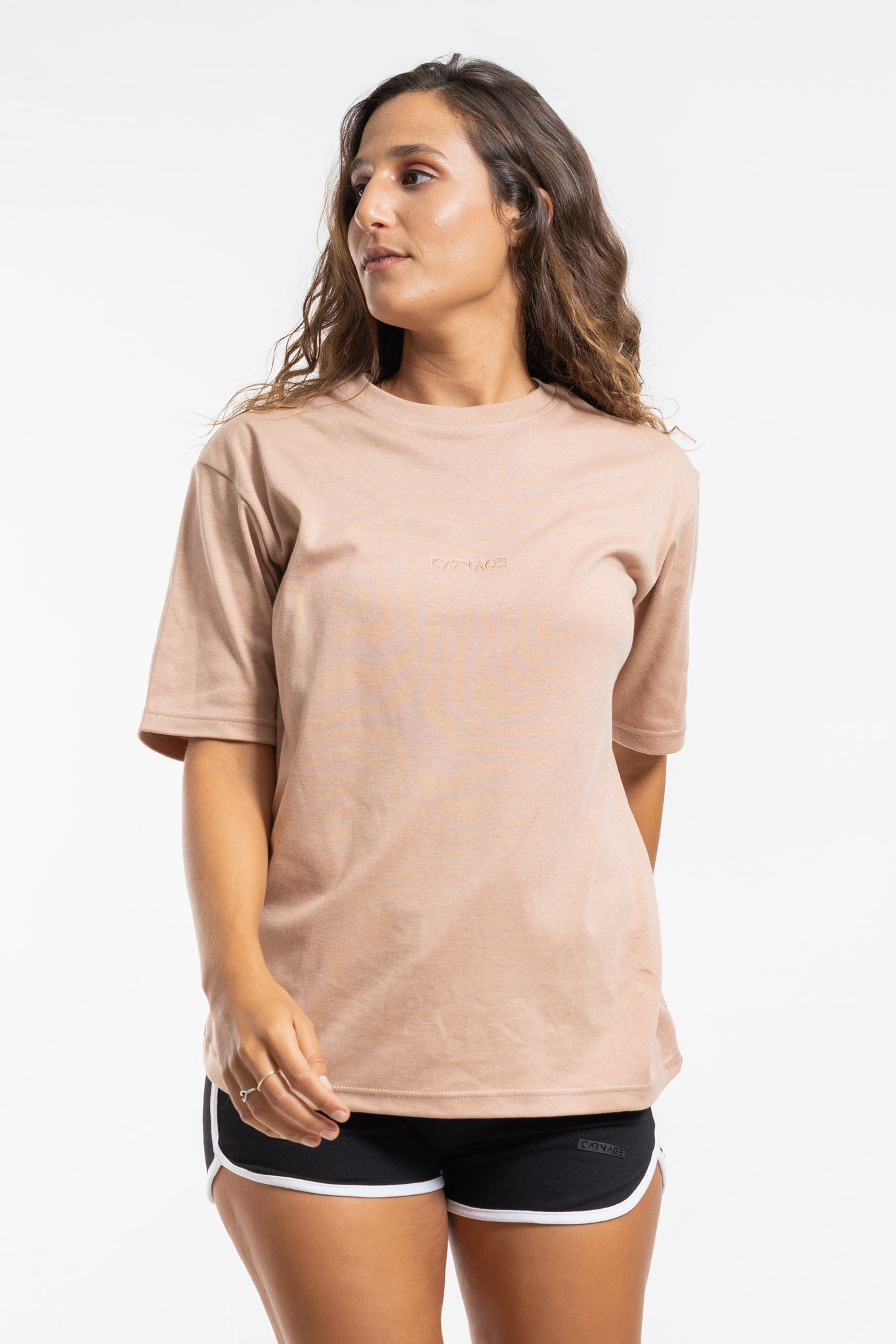 Carnage Desire Oversize Tee - Washed Brown - Unisex