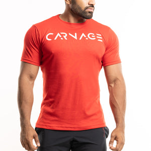Carnage Stamp Tee - Pacific Red - Unisex