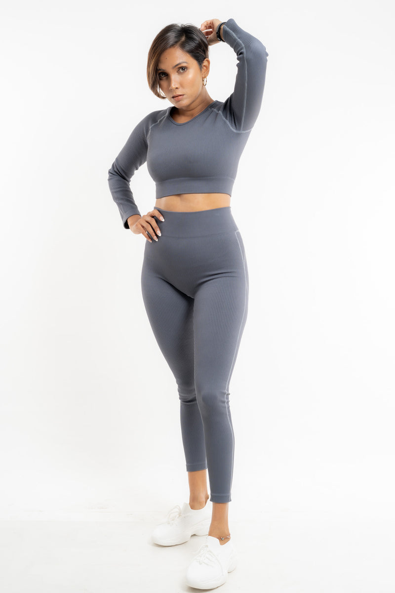 Carnage Athleisure Long Sleeve Crop Top